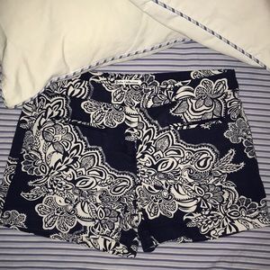 Dalia Collection Navy & White Shorts